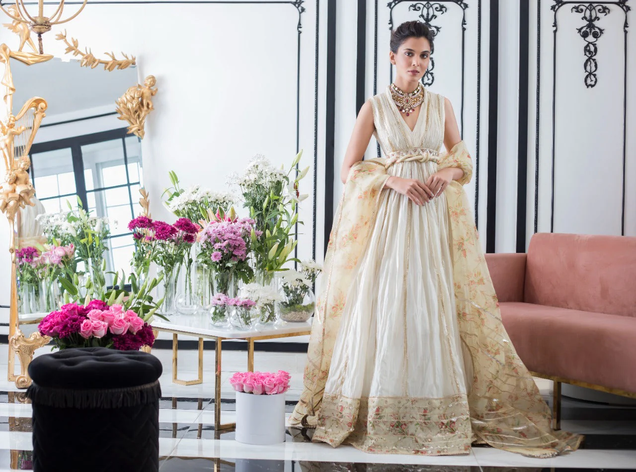 Khaadi Silk Peshwas - Image 3